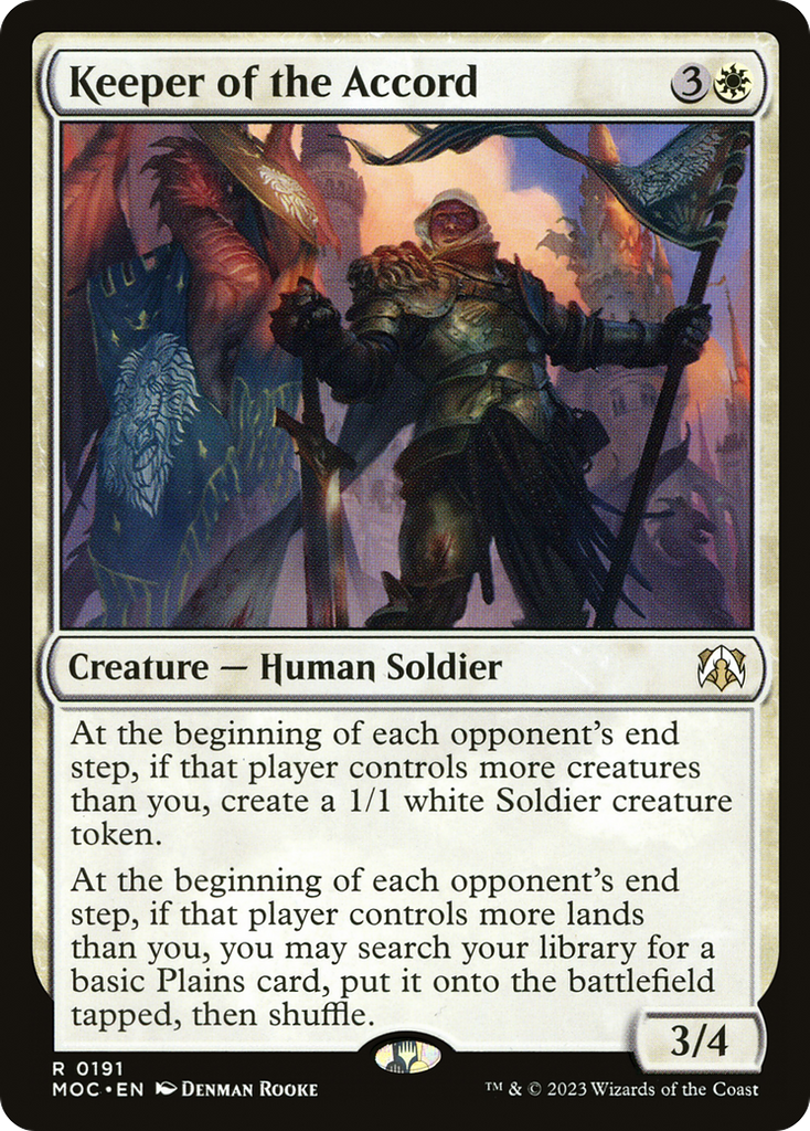 Magic: The Gathering - Keeper of the Accord - March of the Machine Commander