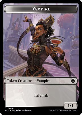 Magic: The Gathering - Vampire Token - The Lost Caverns of Ixalan Commander Tokens