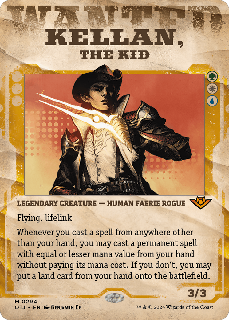 Magic: The Gathering - Kellan, the Kid Foil - Outlaws of Thunder Junction