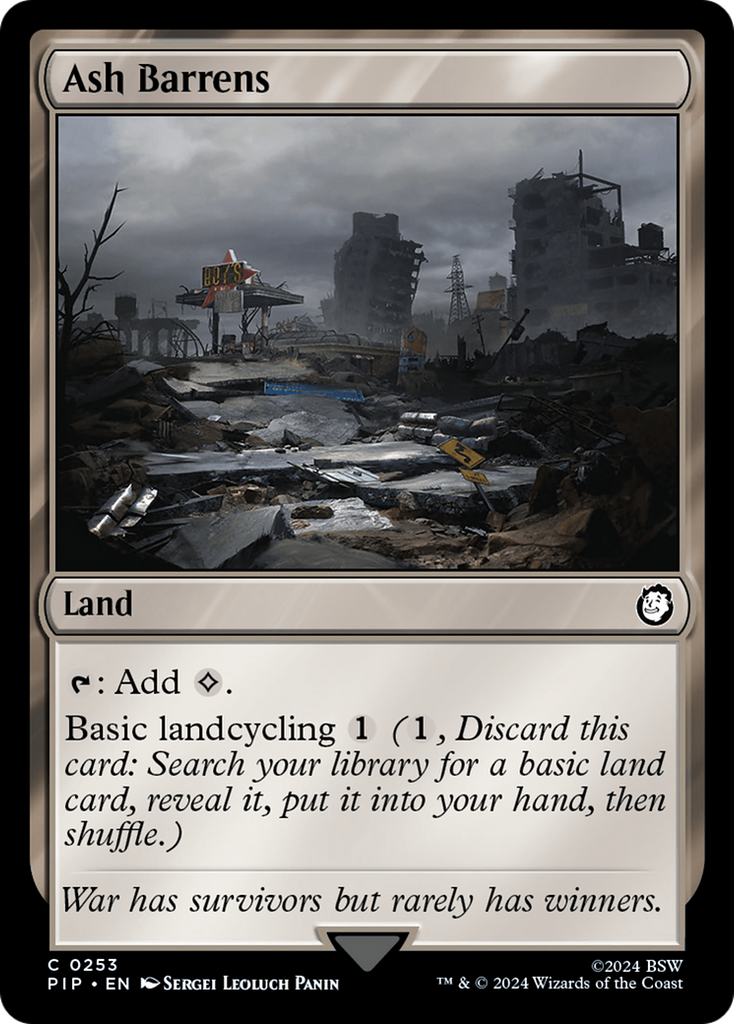 Magic: The Gathering - Ash Barrens - Fallout