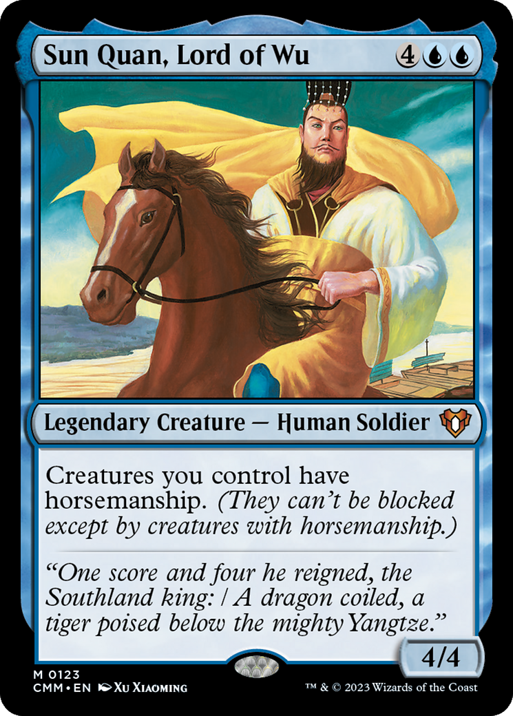 Magic: The Gathering - Sun Quan, Lord of Wu Foil - Commander Masters