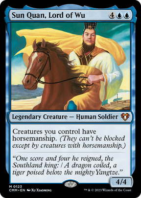 Magic: The Gathering - Sun Quan, Lord of Wu Foil - Commander Masters