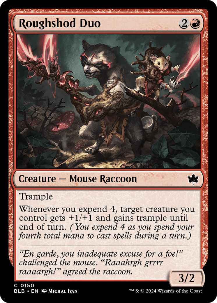 Magic: The Gathering - Roughshod Duo Foil - Bloomburrow