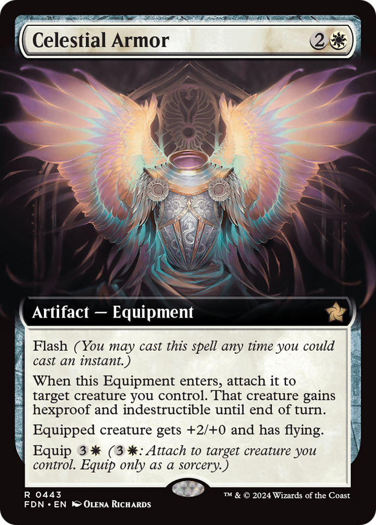 Magic: The Gathering - Celestial Armor Foil - Foundations