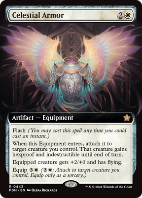 Magic: The Gathering - Celestial Armor Foil - Foundations