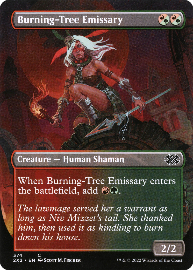 Magic: The Gathering - Burning-Tree Emissary Foil - Double Masters 2022