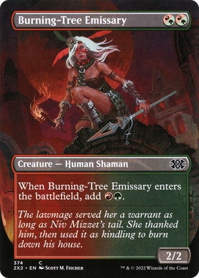 Magic: The Gathering - Burning-Tree Emissary Foil - Double Masters 2022