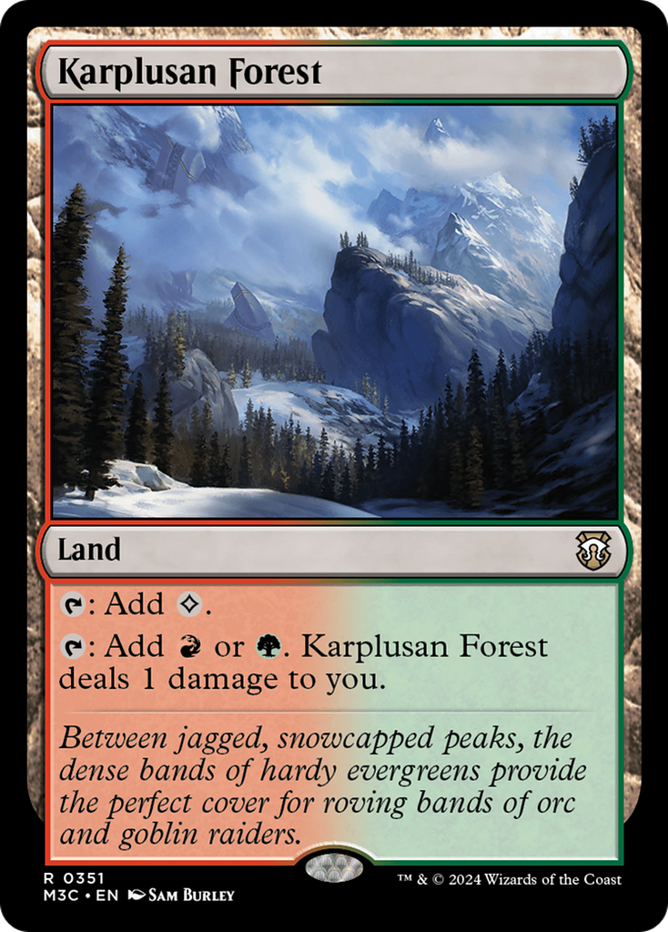 Magic: The Gathering - Karplusan Forest - Modern Horizons 3 Commander