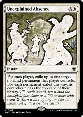 Magic: The Gathering - Unexplained Absence - Murders at Karlov Manor Commander