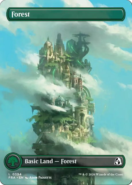 Magic: The Gathering - Forest #394 - Reality Fracture