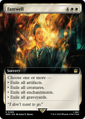 Magic: The Gathering - Farewell Foil - Doctor Who