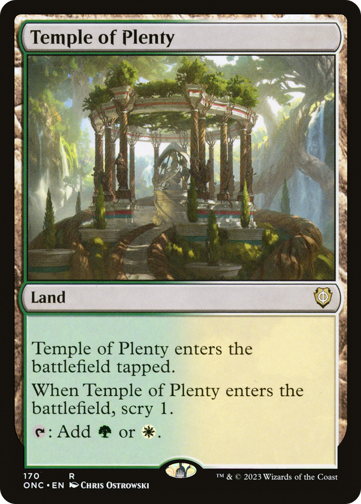 Magic: The Gathering - Temple of Plenty - Phyrexia: All Will Be One Commander
