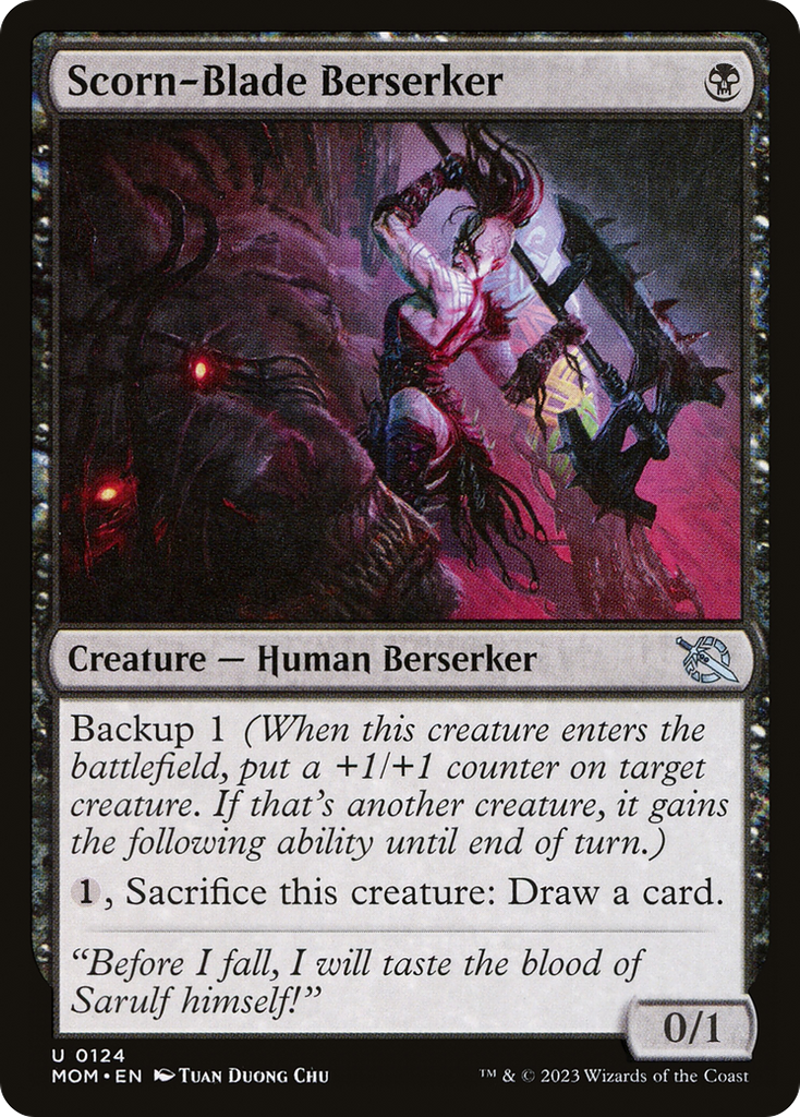 Magic: The Gathering - Scorn-Blade Berserker Foil - March of the Machine