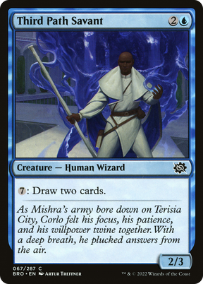 Magic: The Gathering - Third Path Savant Foil - The Brothers' War