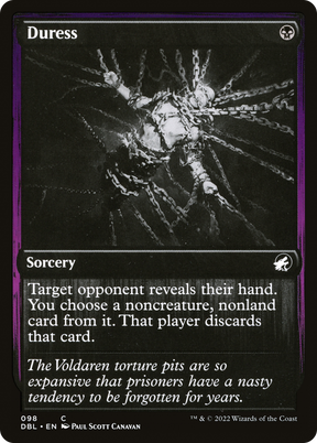 Magic: The Gathering - Duress - Innistrad: Double Feature