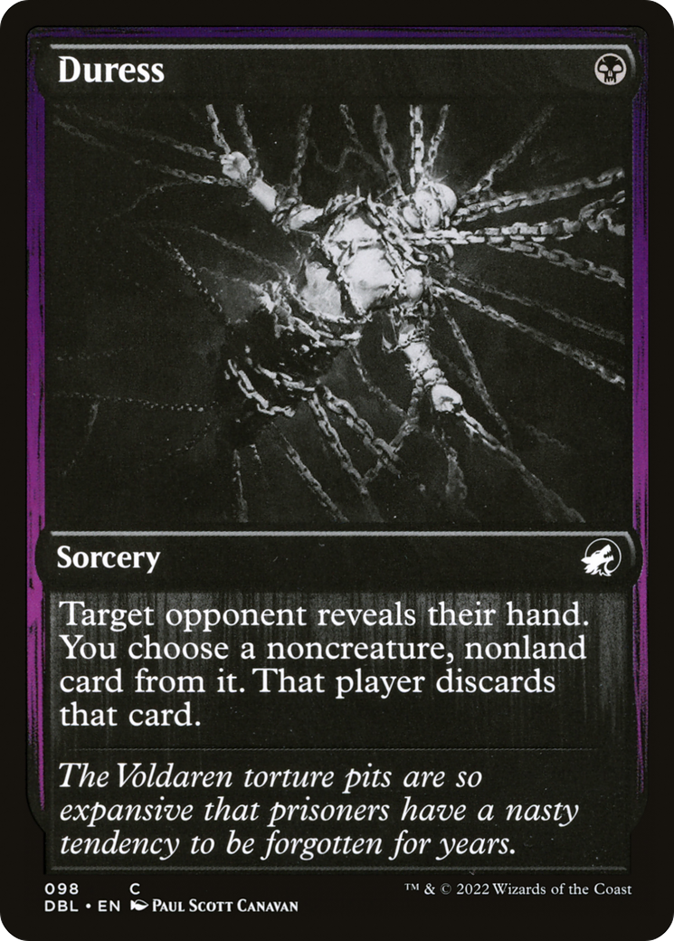 Magic: The Gathering - Duress Foil - Innistrad: Double Feature