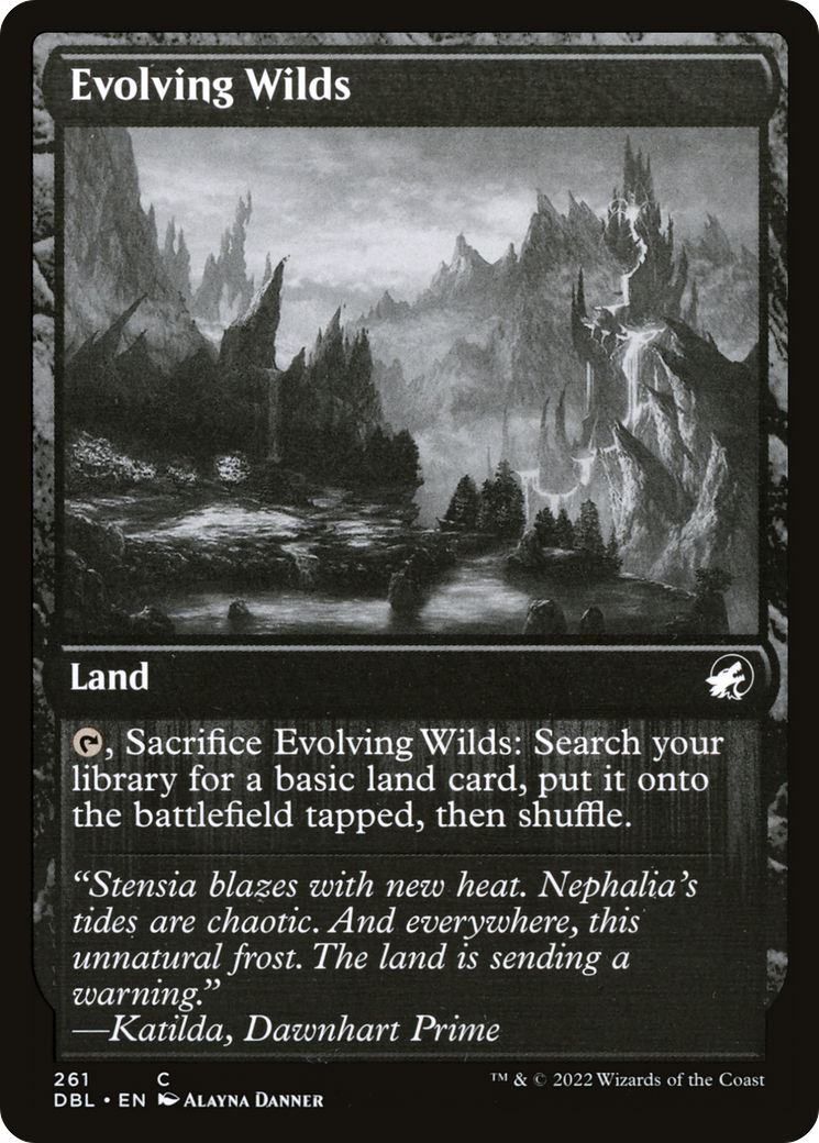 Magic: The Gathering - Evolving Wilds Foil - Innistrad: Double Feature