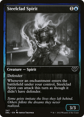 Magic: The Gathering - Steelclad Spirit Foil - Innistrad: Double Feature