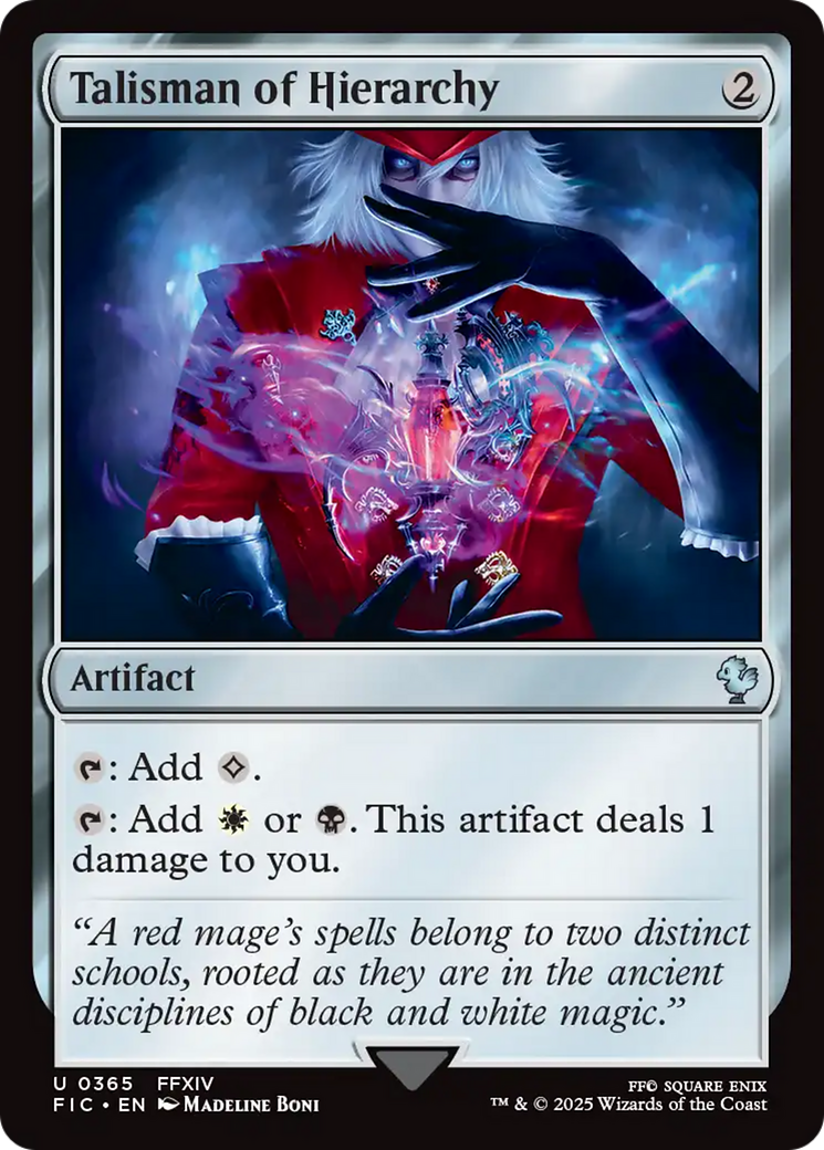 Magic: The Gathering - Talisman of Hierarchy - Final Fantasy Commander