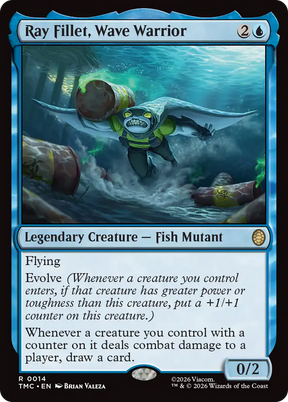 Magic: The Gathering - Ray Fillet, Wave Warrior - Teenage Mutant Ninja Turtles Eternal