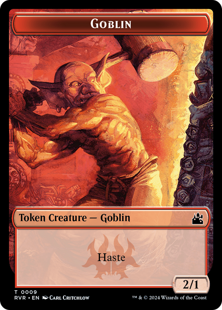 Magic: The Gathering - Goblin Token - Ravnica Remastered Tokens