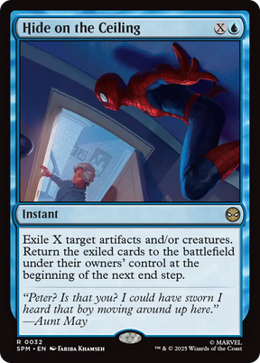 Magic: The Gathering - Hide on the Ceiling Foil - Marvel's Spider-Man