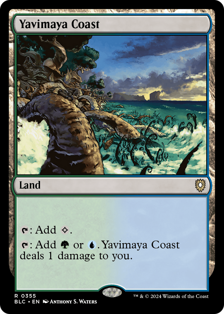 Magic: The Gathering - Yavimaya Coast - Bloomburrow Commander