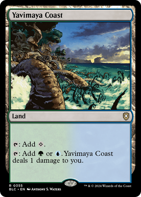 Magic: The Gathering - Yavimaya Coast - Bloomburrow Commander