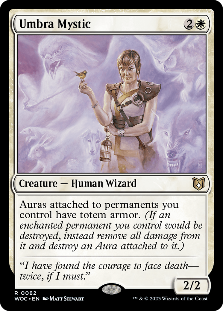 Magic: The Gathering - Umbra Mystic - Wilds of Eldraine Commander