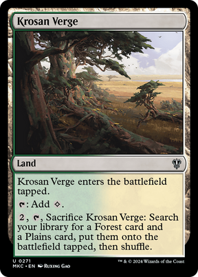 Magic: The Gathering - Krosan Verge - Murders at Karlov Manor Commander