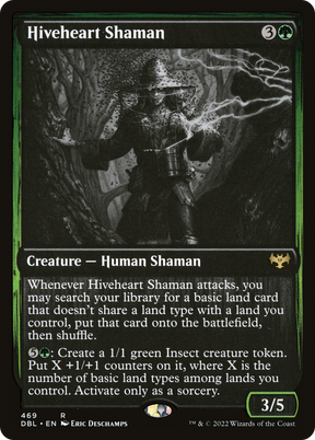 Magic: The Gathering - Hiveheart Shaman Foil - Innistrad: Double Feature