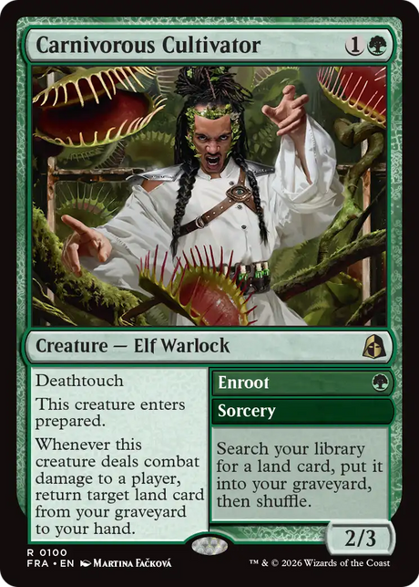Magic: The Gathering - Carnivorous Cultivator // Enroot - Reality Fracture