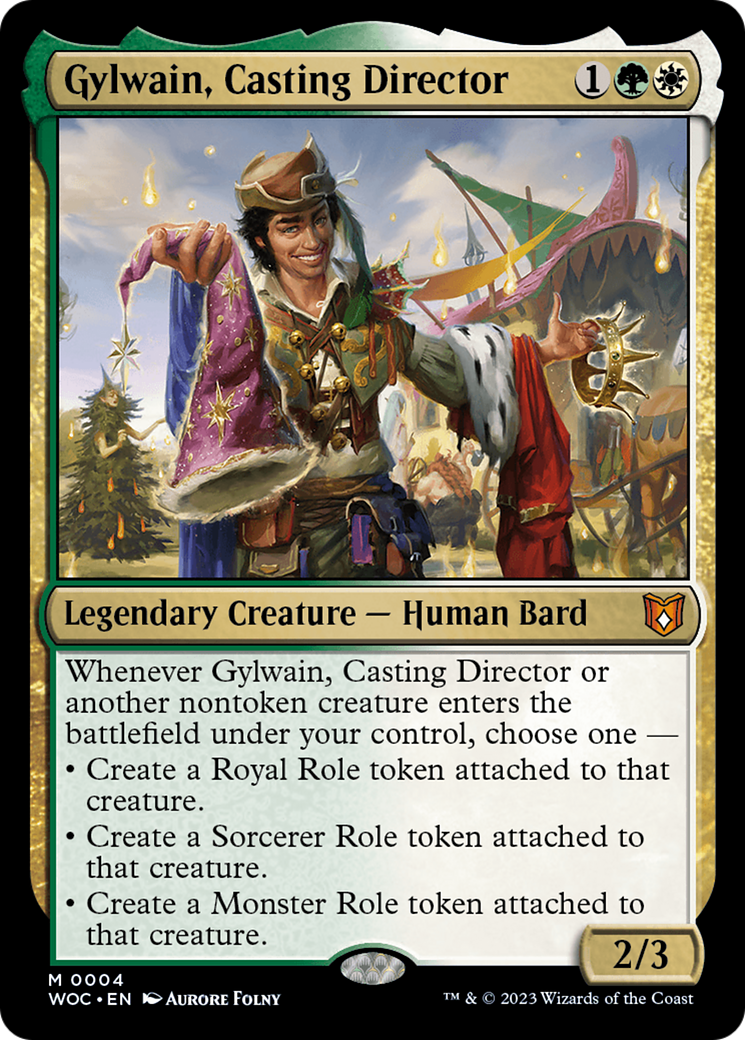 Magic: The Gathering - Gylwain, Casting Director - Wilds of Eldraine Commander