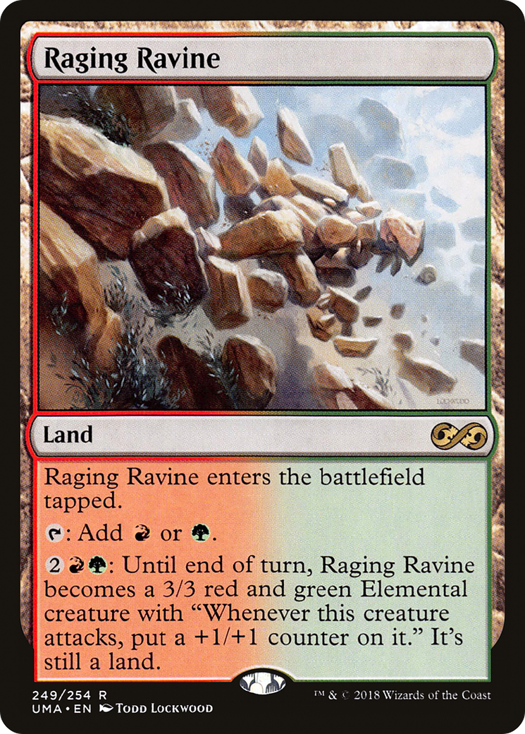 Magic: The Gathering - Raging Ravine Foil - Ultimate Masters