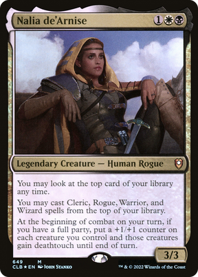 Magic: The Gathering - Nalia de'Arnise Foil - Commander Legends: Battle for Baldur's Gate