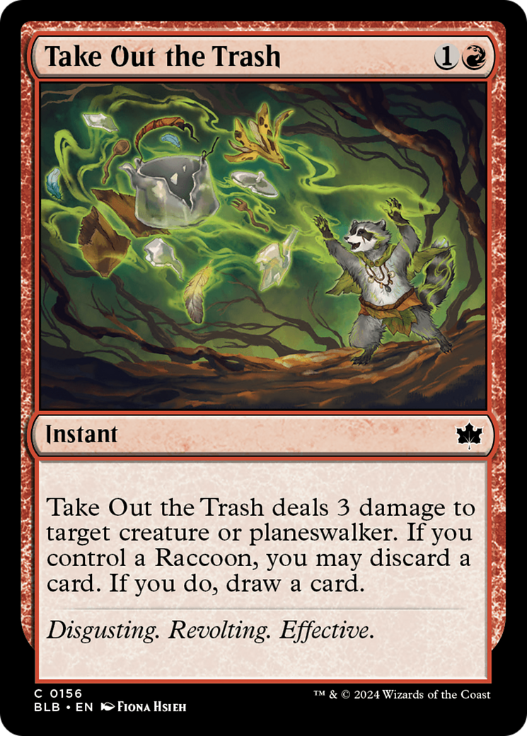 Magic: The Gathering - Take Out the Trash Foil - Bloomburrow