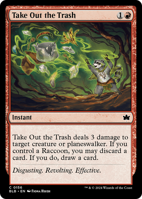 Magic: The Gathering - Take Out the Trash Foil - Bloomburrow