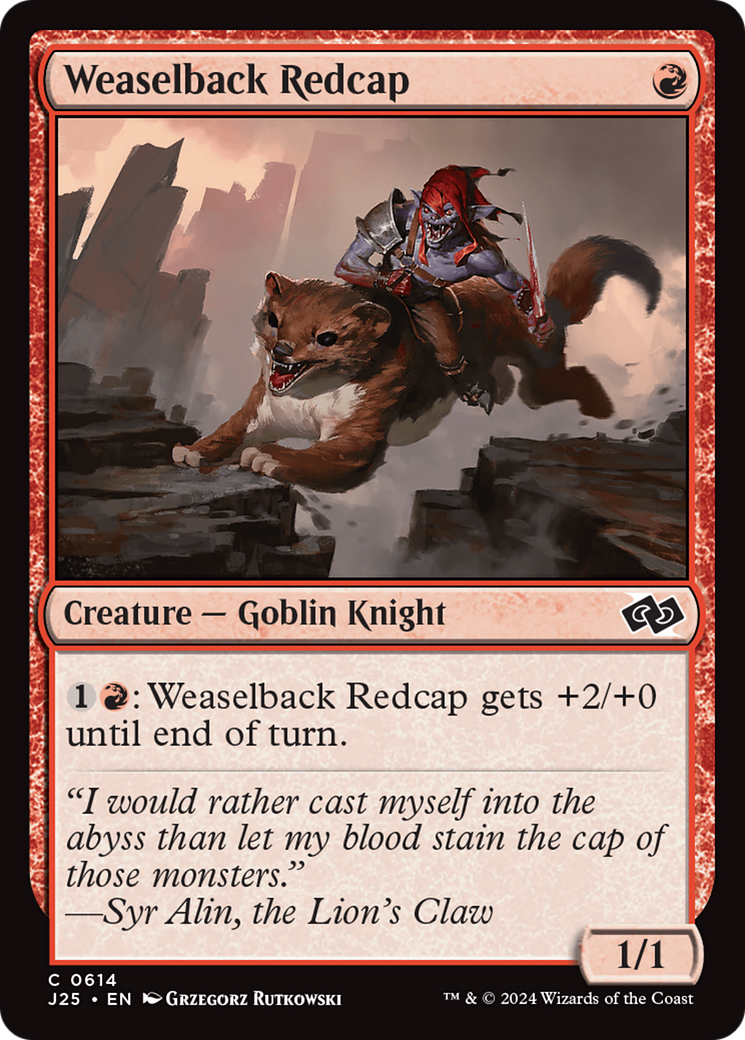 Magic: The Gathering - Weaselback Redcap - Foundations Jumpstart