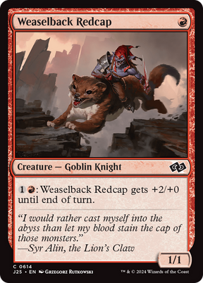 Magic: The Gathering - Weaselback Redcap - Foundations Jumpstart