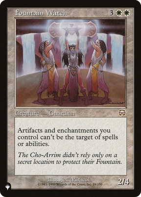 Magic: The Gathering - Fountain Watch - The List