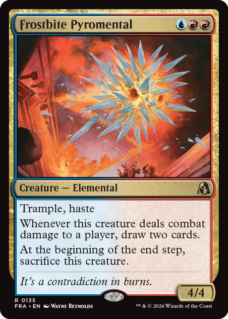 Magic: The Gathering - Frostbite Pyromental Foil - Reality Fracture