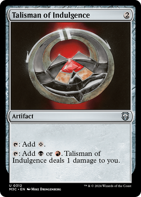Magic: The Gathering - Talisman of Indulgence - Modern Horizons 3 Commander