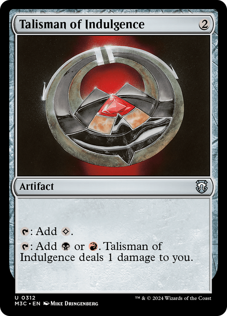 Magic: The Gathering - Talisman of Indulgence - Modern Horizons 3 Commander