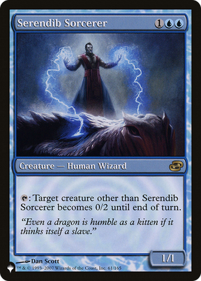 Magic: The Gathering - Serendib Sorcerer - The List