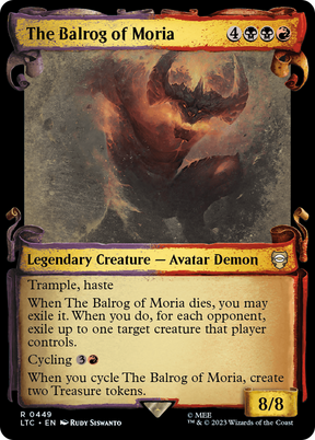 Magic: The Gathering - The Balrog of Moria - Tales of Middle-earth Commander