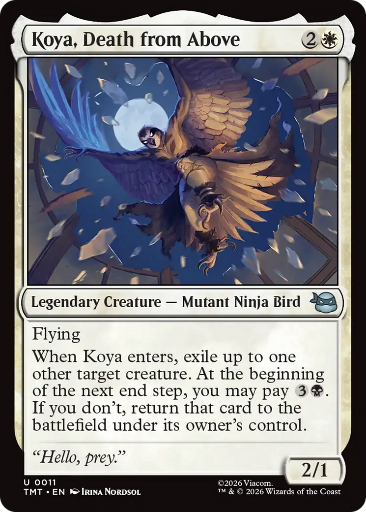 Magic: The Gathering - Koya, Death from Above Foil - Teenage Mutant Ninja Turtles