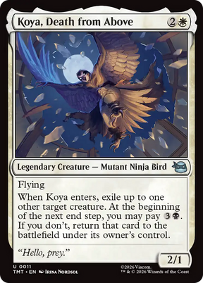Magic: The Gathering - Koya, Death from Above Foil - Teenage Mutant Ninja Turtles