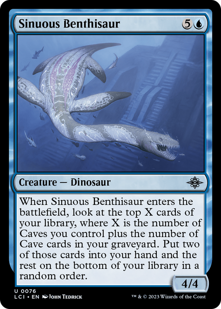 Magic: The Gathering - Sinuous Benthisaur - The Lost Caverns of Ixalan