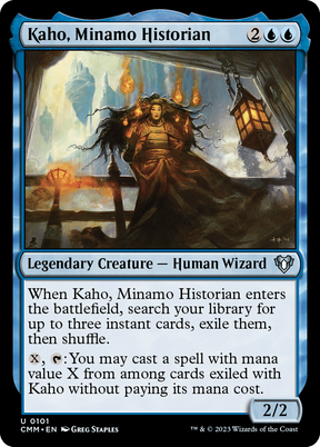 Magic: The Gathering - Kaho, Minamo Historian - Commander Masters