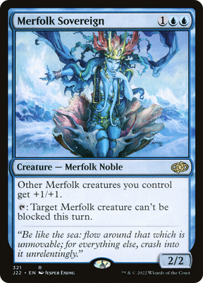 Magic: The Gathering - Merfolk Sovereign - Jumpstart 2022